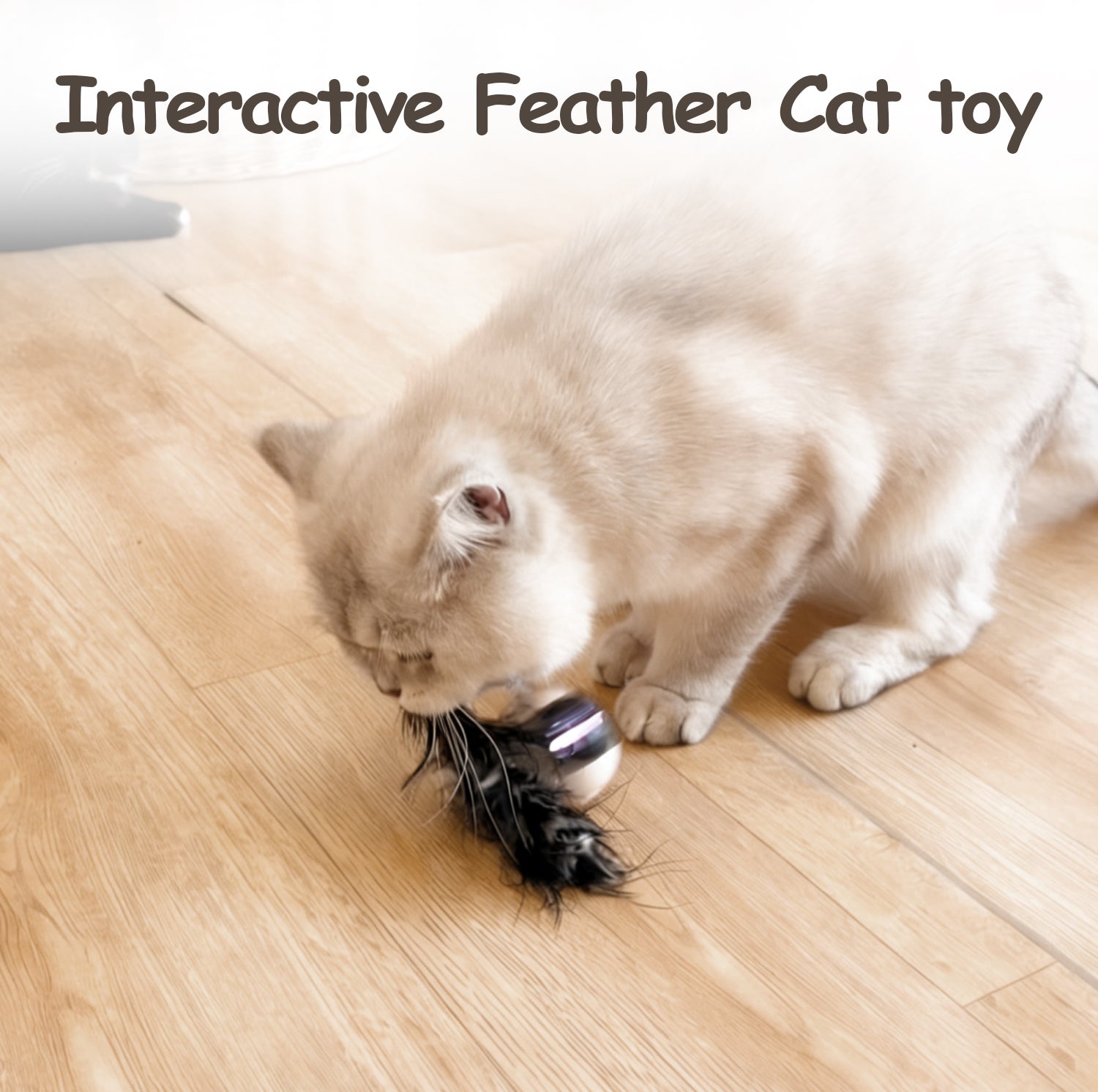Interactive Automatic Moving Ball Cat Toy (USB Rechargeable)