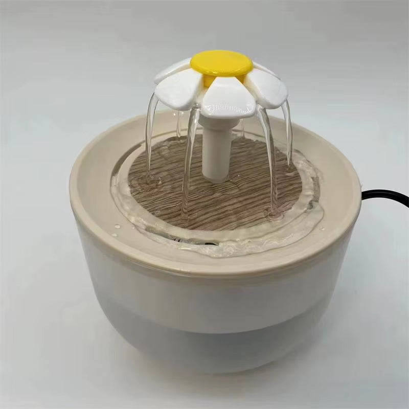 Electric Automatic Filter Pet Water Fountain (1200ml)