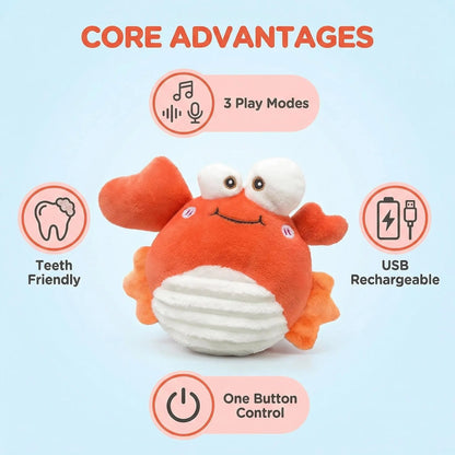 Smart Self-Play Moving Crab Toy for Dogs (3 Play Modes)