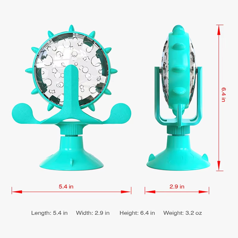 Interactive Ferris Wheel Treat Dispenser Toy