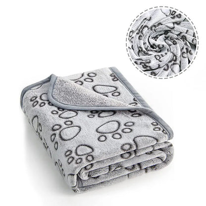 Soft Fluffy Cute Pattern Pet Blanket