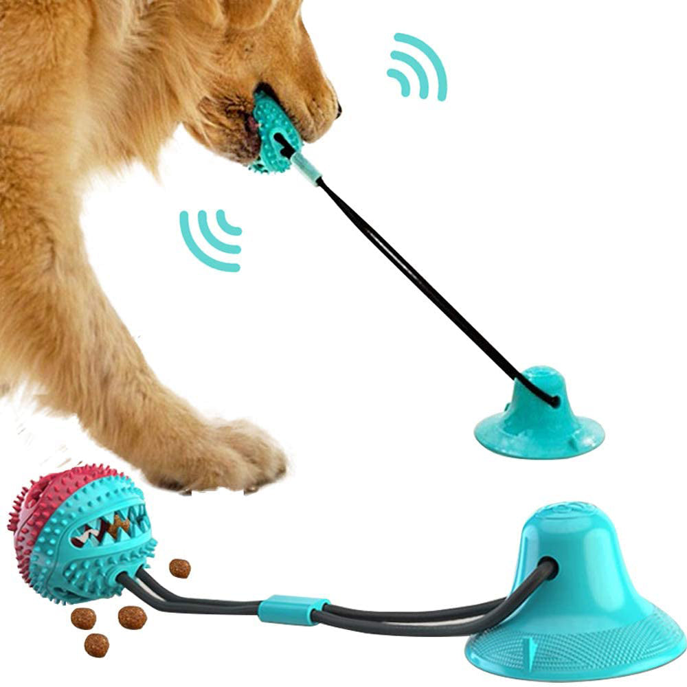 Suction Cup Tug Toy with Dental Cleaning Ball