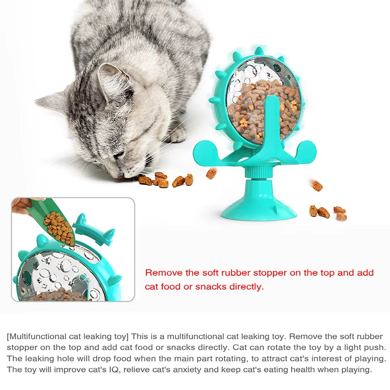 Interactive Ferris Wheel Treat Dispenser Toy