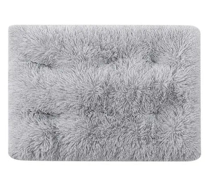 Ultra-Soft Faux Fur Pet Bed – Non-Slip Orthopedic Sleeping Pad