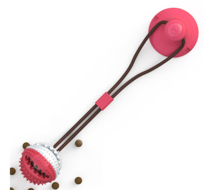 Suction Cup Tug Toy with Dental Cleaning Ball