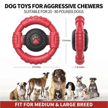 Extra Durable Squeaky Chew Toy for Aggressive Chewers