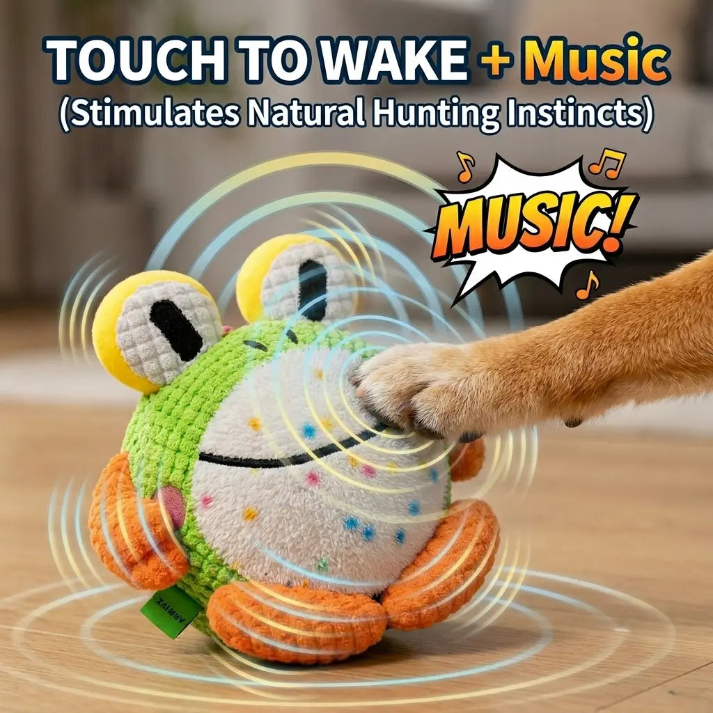 Interactive Self-Moving Dog Toy Ball with Music & Sounds