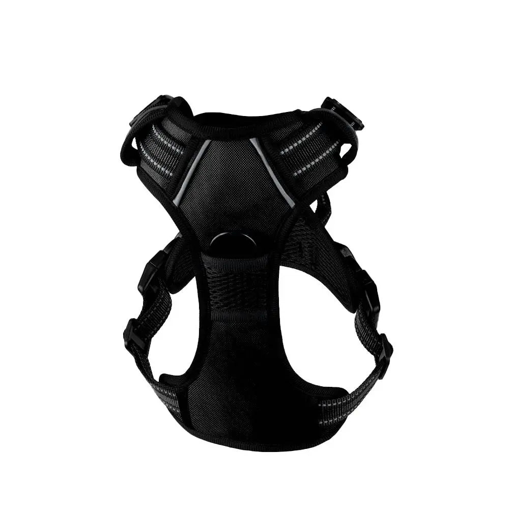 Heavy-Duty No-Pull Reflective Dog Harness Set