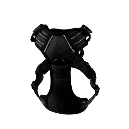 Heavy-Duty No-Pull Reflective Dog Harness Set