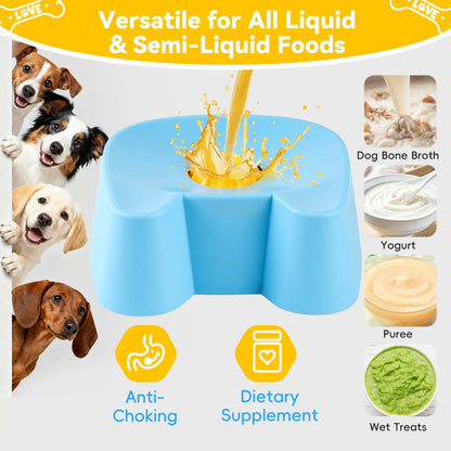 Anti-Anxiety Silicone Lick Bowl & Slow Feeder for Wet Food