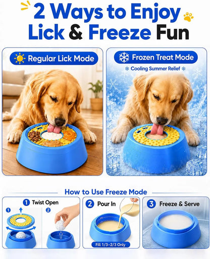 Picky Zoom Slow Feeder & Enrichment Bowl for Wet & Dry Food