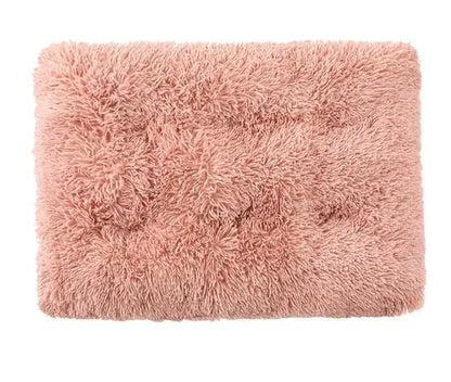 Ultra-Soft Faux Fur Pet Bed – Non-Slip Orthopedic Sleeping Pad