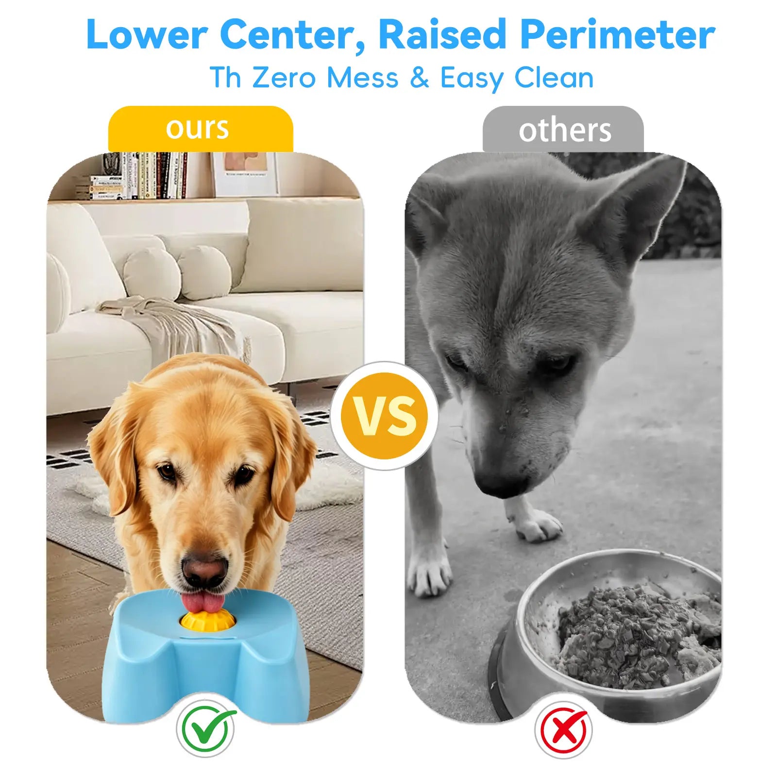 Anti-Anxiety Silicone Lick Bowl & Slow Feeder for Wet Food