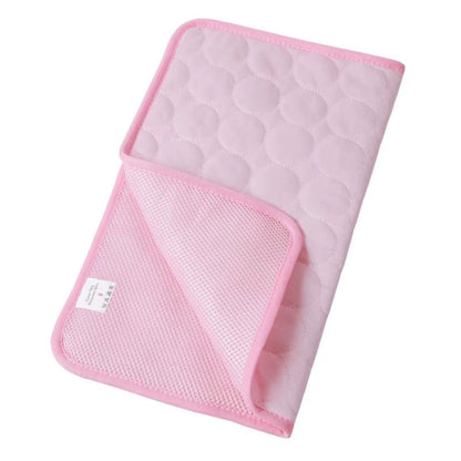 Cool Ice Silk Moisture-Proof Pet Cooling Mat