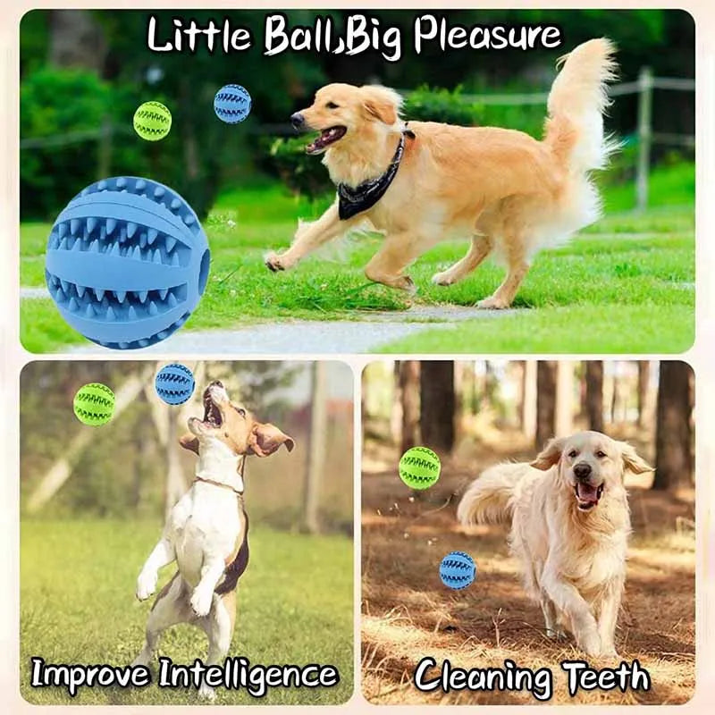 Natural Rubber Tooth Cleaning Treat Ball