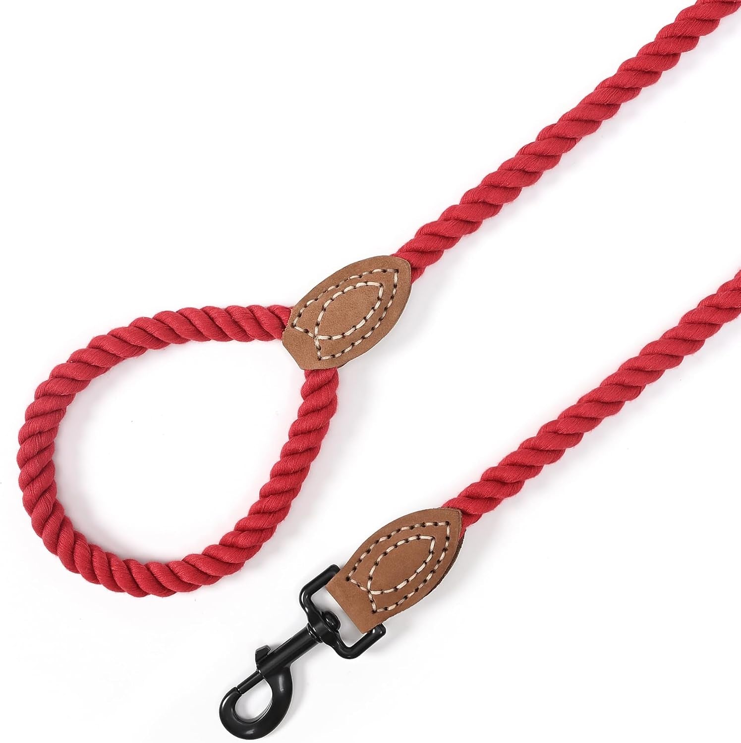 Heavy-Duty Braided Cotton Rope Dog Leash (5FT)