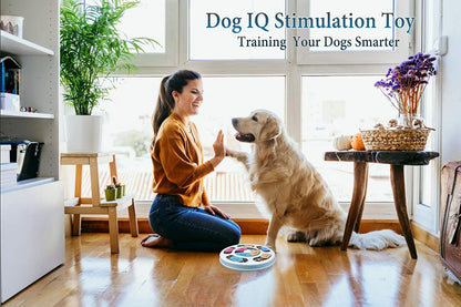 Interactive Dog Puzzle & Treat Dispenser Toy