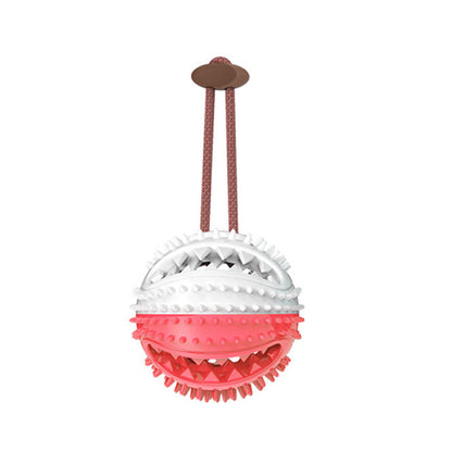 Suction Cup Tug Toy with Dental Cleaning Ball