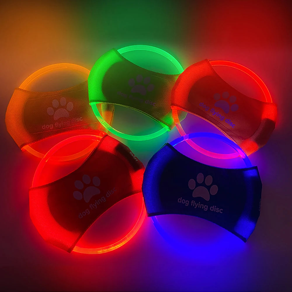 Light-Up LED Luminous Flying Disc Dog Toy